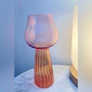 Terrain Color Pop Glass Votive in Warm Amber & Pink🕯️